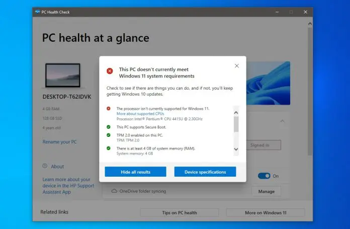 微软可能允许 Windows 11 在配备较旧 CPU 的 PC 上运行 微软可能允许 Windows 11 在配备较旧 CPU 的 PC 上运行