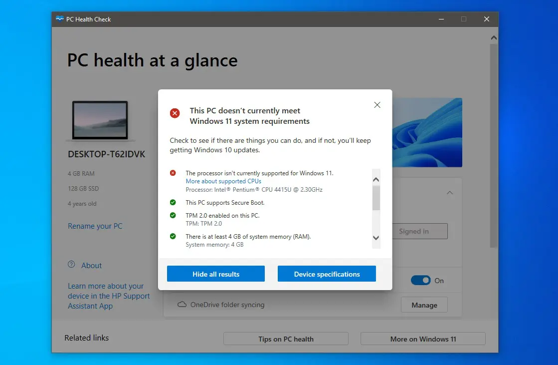 微软重新推出 PC 健康检查 Windows 11 兼容性工具