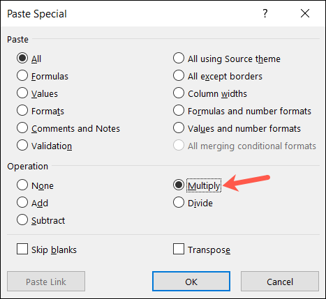 如何在 Microsoft Excel 中使用特殊粘贴添加或乘以值 如何在 Microsoft Excel 中使用特殊粘贴添加或乘以值