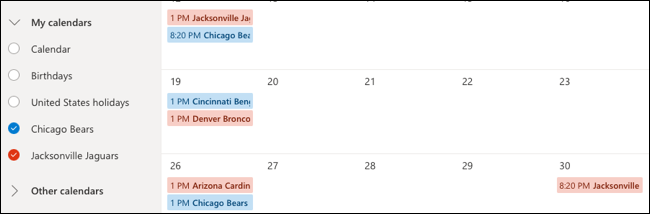 SportsCalendarsEvents-OutlookCalendarWeb
