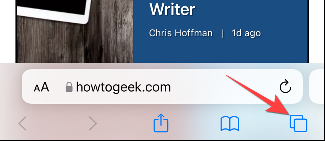 Tap-the-pages-button-in-the-bottom-right-corner-of-safari-on-iPhone
