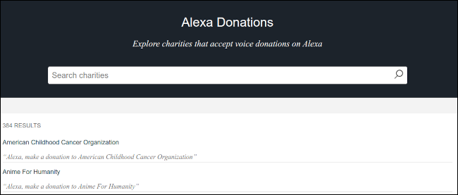 alexa-donations