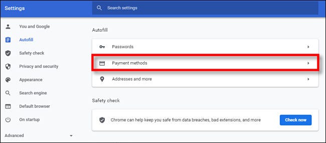 如何在 Chrome 中查看您保存的信用卡号 如何在 Chrome 中查看您保存的信用卡号