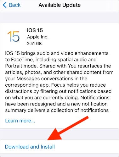 ios-15-update-available-on-iphone