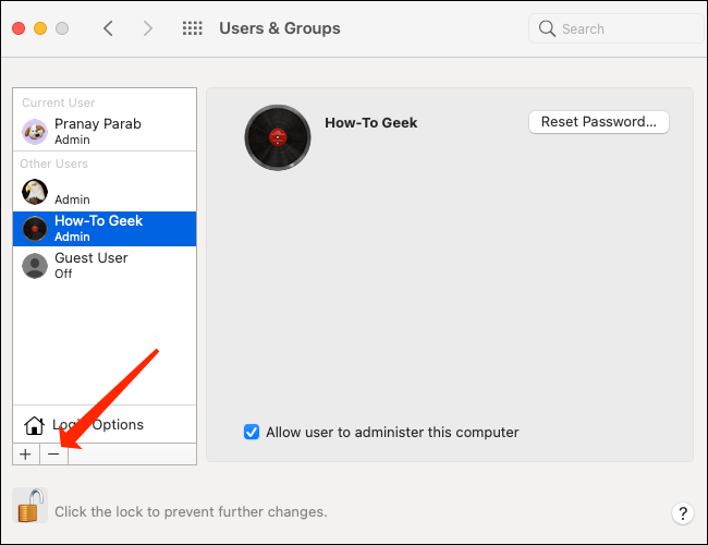如何在 Mac 上删除用户帐户