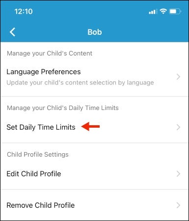 manage-childs-account-page