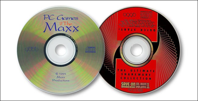 共享软件 CD 的黄金时代 共享软件 CD 的黄金时代