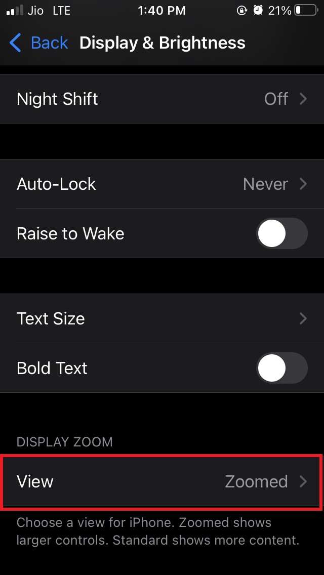 tap-on-Display-zoom-View
