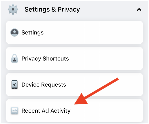 tap-the-recent-ad-activity-button
