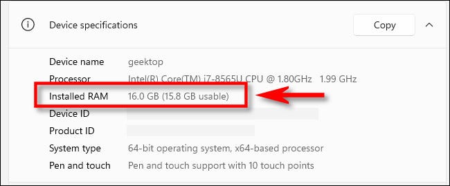 如何在 Windows 11 上检查您的 RAM 数量、类型和速度