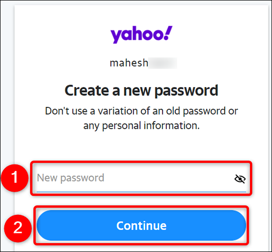 如何更改您的 Yahoo! 户口密码