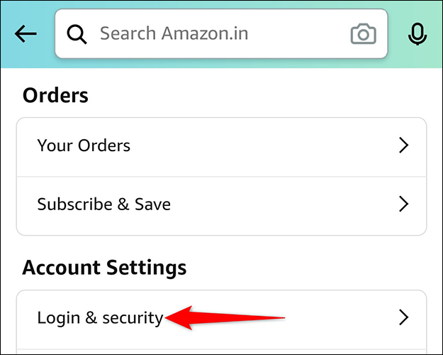 如何更改您的亚马逊账户密码