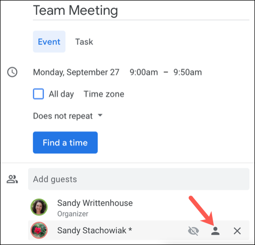 CreateMeetingOptional-GoogleCalendarOptionalGuest