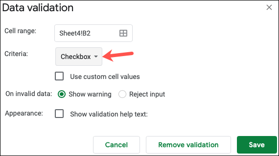 如何在 Google 表格中添加复选框 如何在 Google 表格中添加复选框