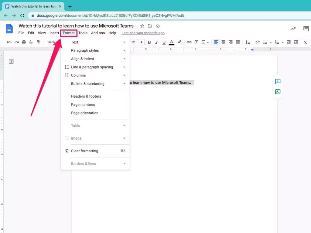 如何使用 Google Docs 中的删除线功能来指示应删除的文本 如何使用 Google Docs 中的删除线功能来指示应删除的文本