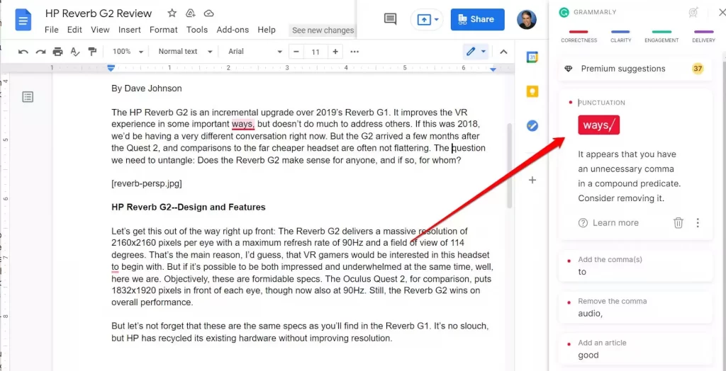 如何在 Google Docs 中下载和使用 Grammarly 来提高你的写作水平