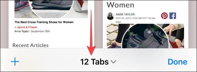 Select-the-tabs-from-the-bottom-bar-on-iphone