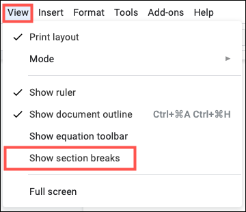 如何在 Google 文档中添加、显示和删除分页符和分节符 如何在 Google 文档中添加、显示和删除分页符和分节符