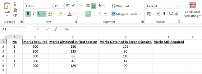 如何在 Microsoft Excel 中减去数字