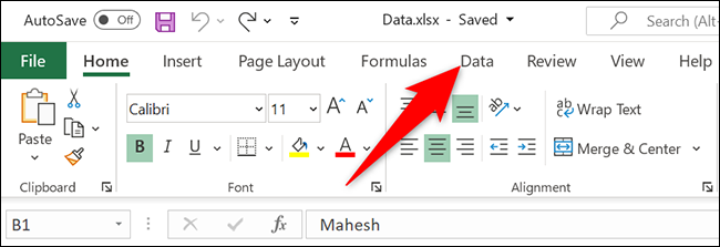 如何在 Microsoft Excel 中按字母顺序排列数据