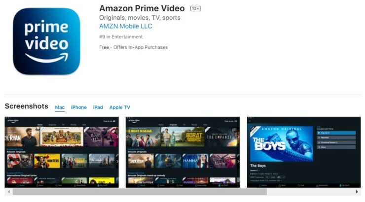亚马逊推出适用于 Mac 的原生 Prime 视频应用，所有内容均可用