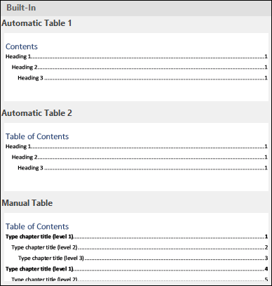 Built-In-Table-of-Contents-menu