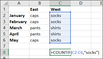CountIfFormulaText-ExcelCountCells