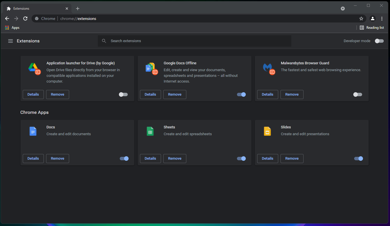 Disable-Chrome-Extensions