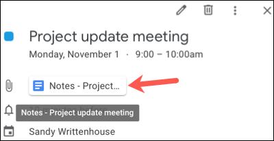 如何直接从 Google 日历创建会议笔记