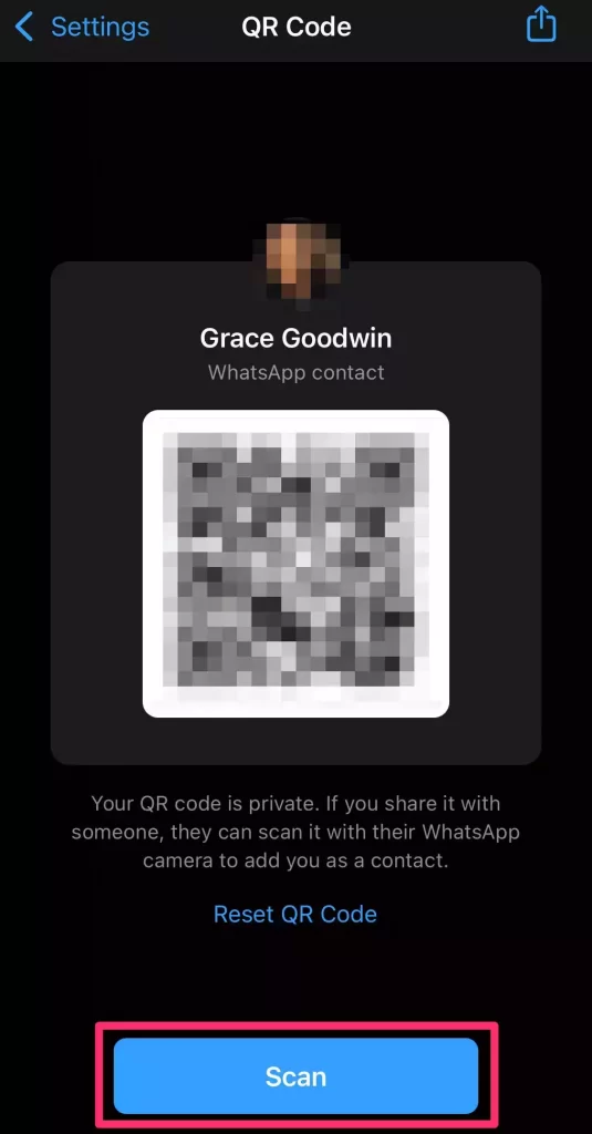 如何使用聊天选项卡或二维码向 WhatsApp 添加新联系人