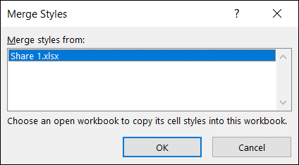 如何在 Microsoft Excel 工作簿之间共享单元格样式 如何在 Microsoft Excel 工作簿之间共享单元格样式