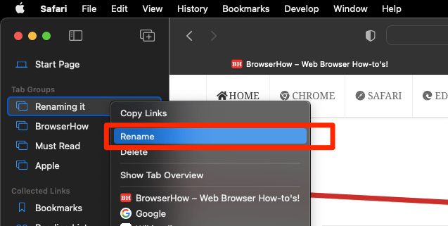 Rename_Tab_Group_from_Safari_Mac_Sidebar_panel
