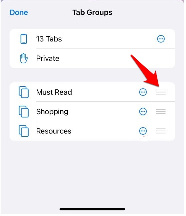 如何在 Safari iOS/iPadOS 中创建和管理标签组？