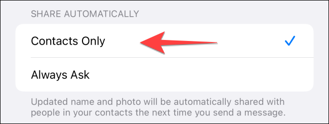 Select-Contacts-only-for-share-automatically-on-iphone