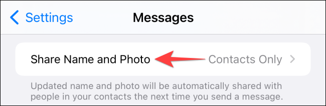 Select-Share-Name-and-Photo-on-iphone