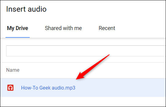 Select-the-audio-to-upload.