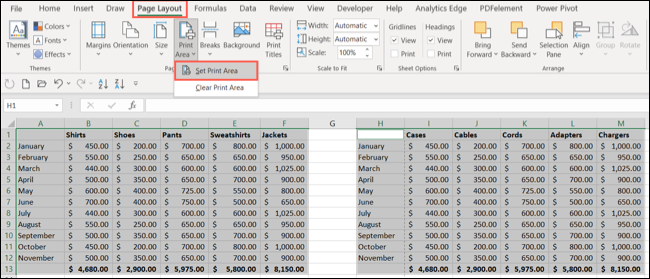 SetMultiple-ExcelPrintArea