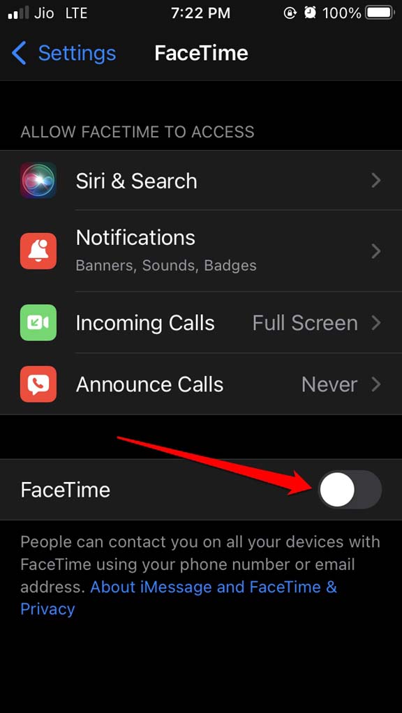 disable-facetime-on-iPhone