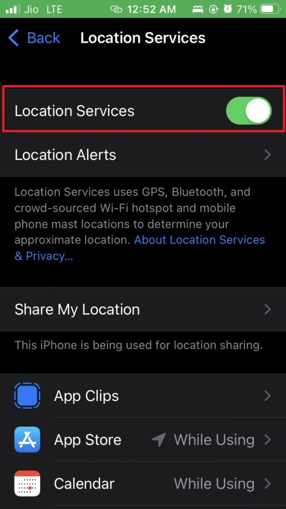 enable-location-services