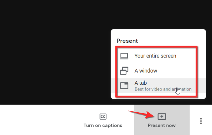 如何在 Google Meet 上分享音频 如何在 Google Meet 上分享音频