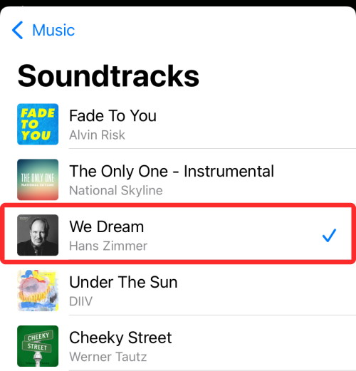 如何在 iPhone 上更改内存中的音乐