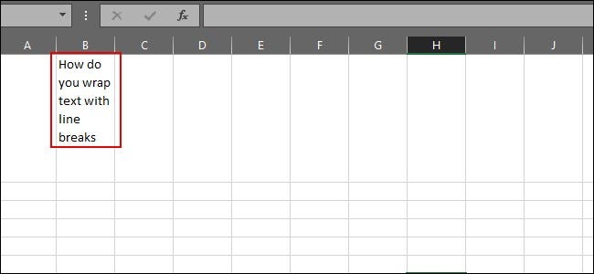 如何在 Microsoft Excel 中换行 如何在 Microsoft Excel 中换行
