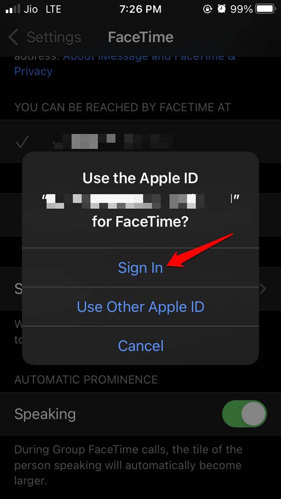 sign-in-to-Facetime-with-Apple-ID
