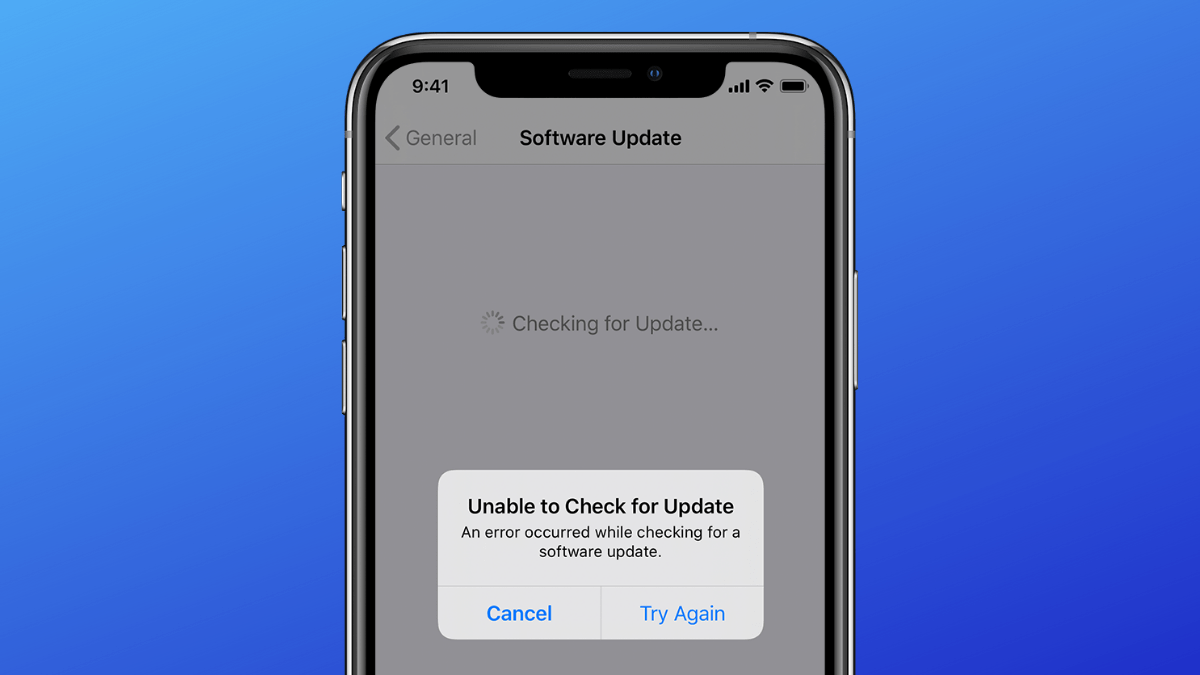 iOS 14 Beta：如何修复“无法检查更新”错误