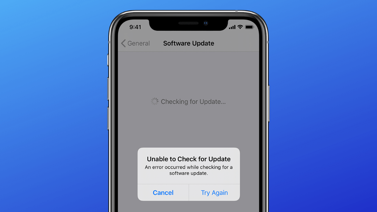 unable-to-check-for-update-on-iphone