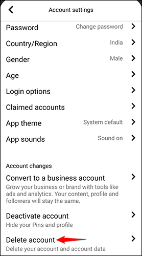 如何删除您的 Pinterest 帐户 如何删除您的 Pinterest 帐户