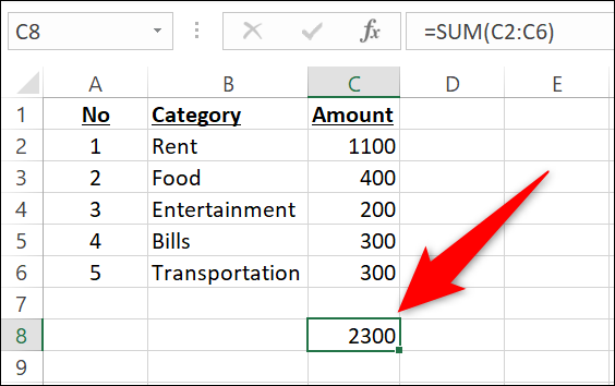 如何在 Microsoft Excel 中添加数字