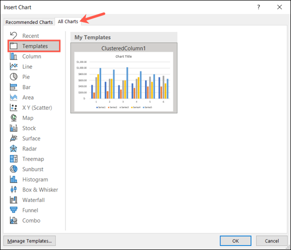 如何在 Microsoft Excel 中创建图表模板 如何在 Microsoft Excel 中创建图表模板
