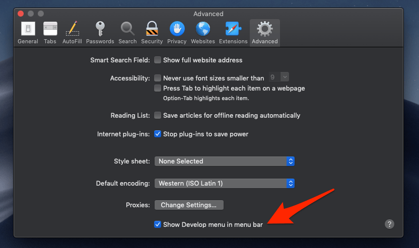 Apple-Safari-Advanced-Preference-Show-Develop-Menu