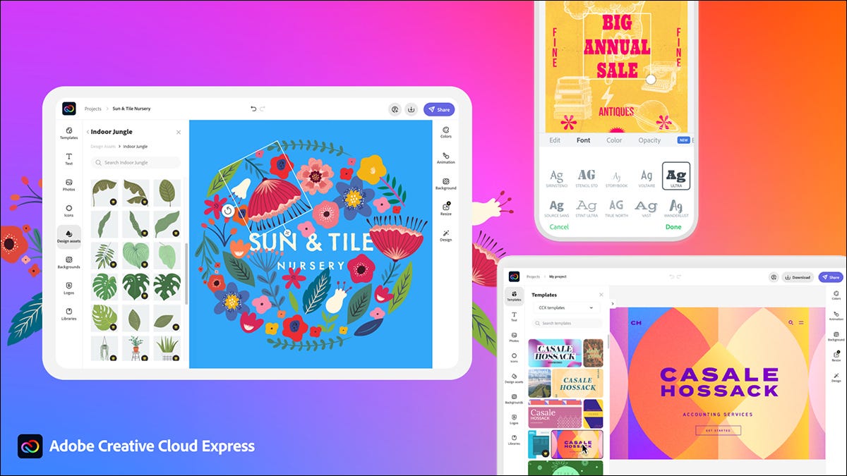 Adobe 推出 Creative Cloud Express 与 Canva 竞争 Adobe 推出 Creative Cloud Express 与 Canva 竞争